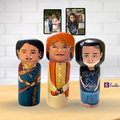 Big Set of 3 Personalised doll