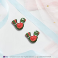 Green Couple bird fridge magnet