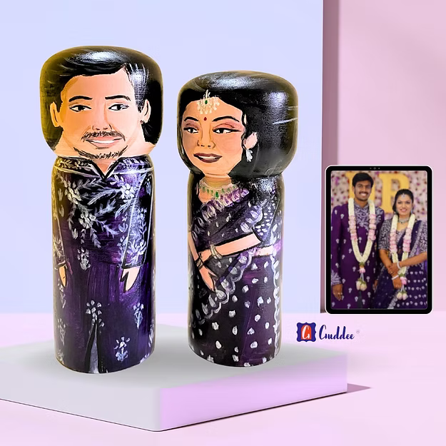 Personalised wedding couple doll- Big