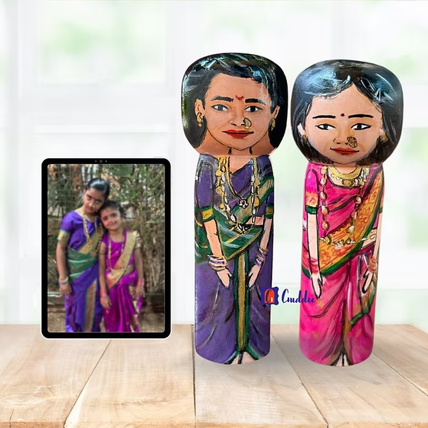 Personalised kid / sister / brother doll -medium