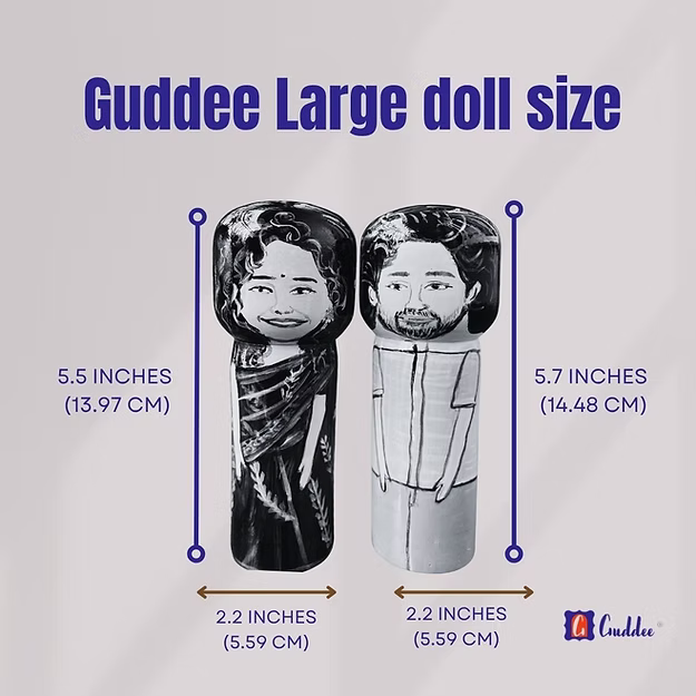 Personalised Elder / Mother female single doll- big
