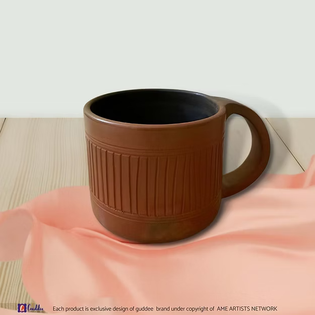 One Terracotta Durable Light line carved cup