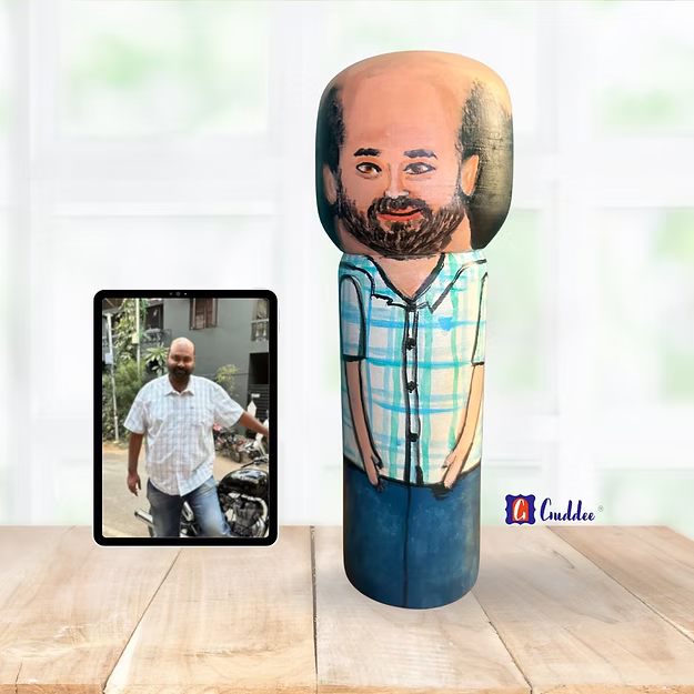 Personalised Elder / Father male single doll- big