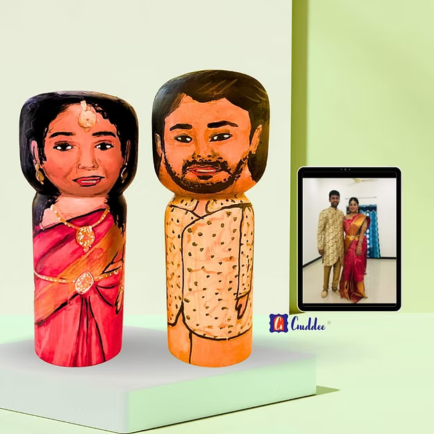 Personalised wedding couple doll- Big