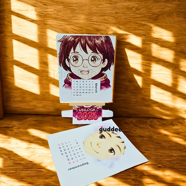 Wizard Kid – 12 Months · 12 Moods Desk Calendar 2026
