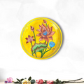 Yellow Lotus Blossom Wall Plate