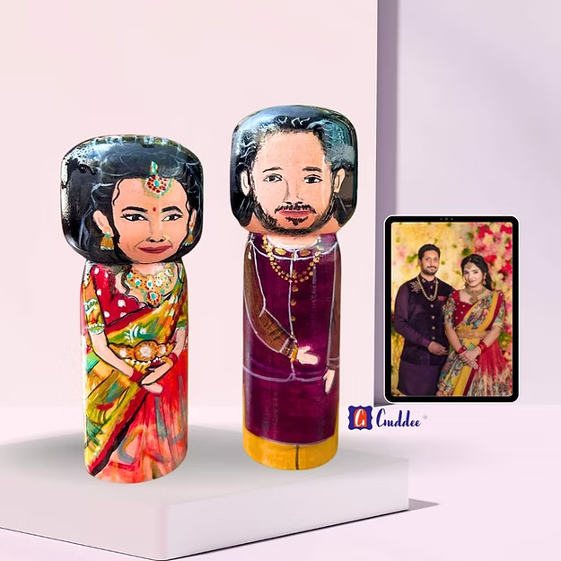 Personalised Young Couple dolls - Big