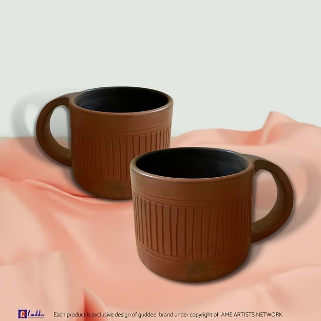 One Terracotta Durable Light line carved cup