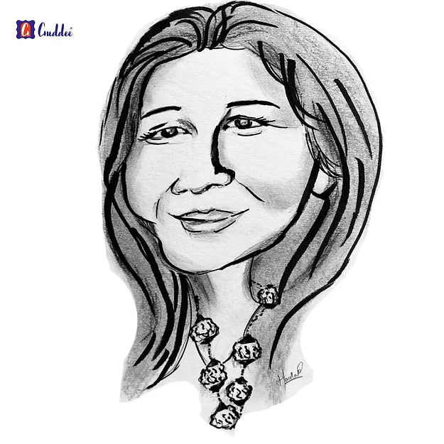 Personalized Caricature Black and white - A4 Size
