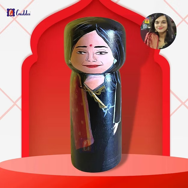 Personalised Young female single doll - big