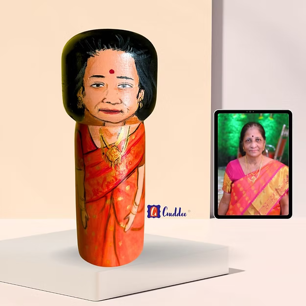 Personalised Elder / Mother female single doll- big