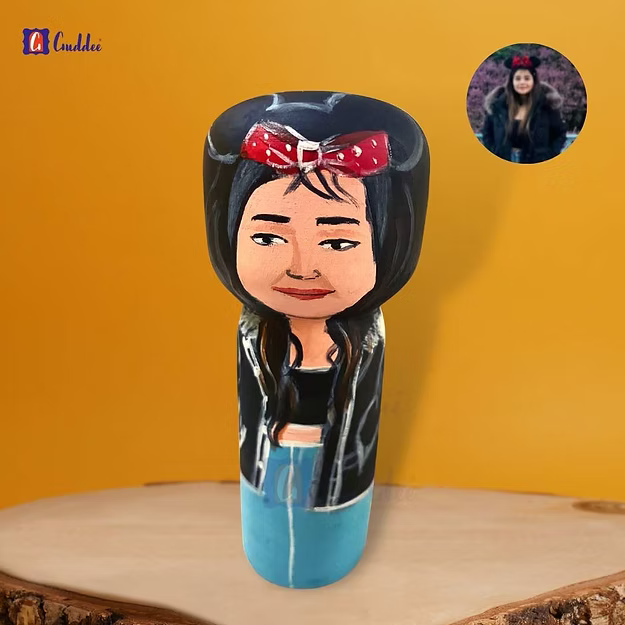 Personalised Young female single doll - big