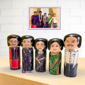 Big Set of 5 Personalised doll