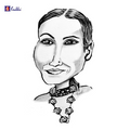 Personalized Caricature Black and white - A4 Size