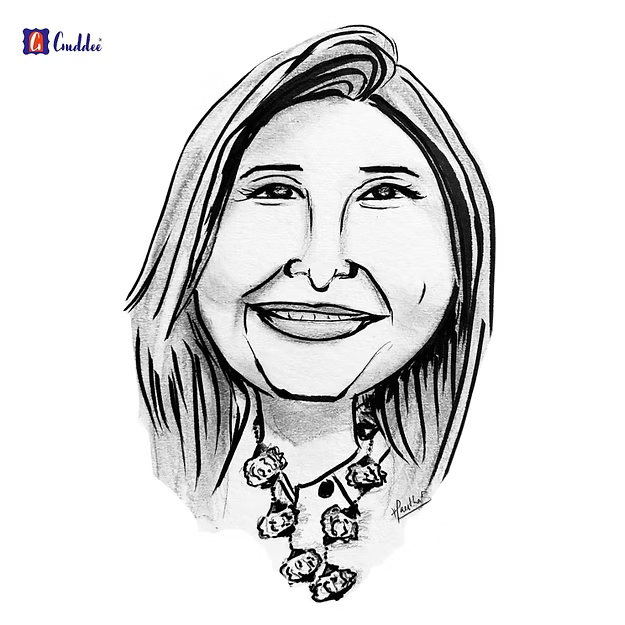 Personalized Caricature Black and white - A4 Size