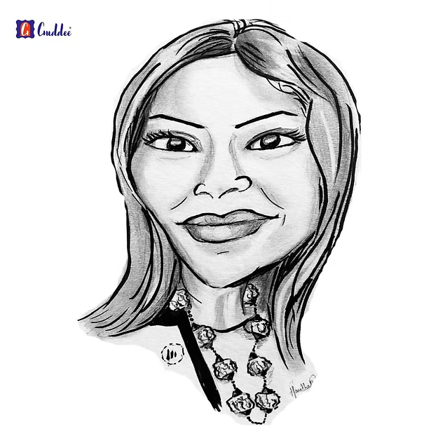 Personalized Caricature Black and white - A4 Size