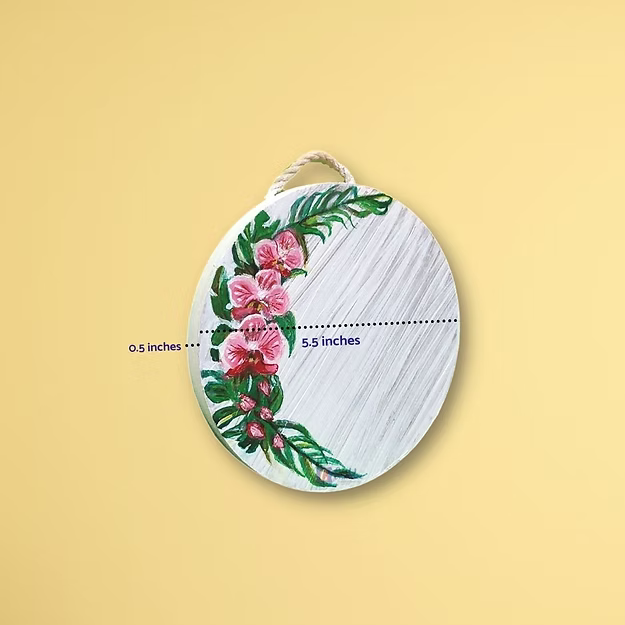 Personalised Orchid Floral Name plates