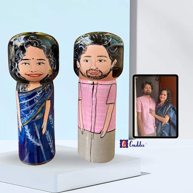 Personalised Young Couple dolls - Big
