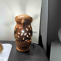 Elephant terracotta clay handcrafted table Lamp