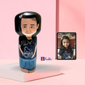 Personalised kid / sister / brother single doll - big