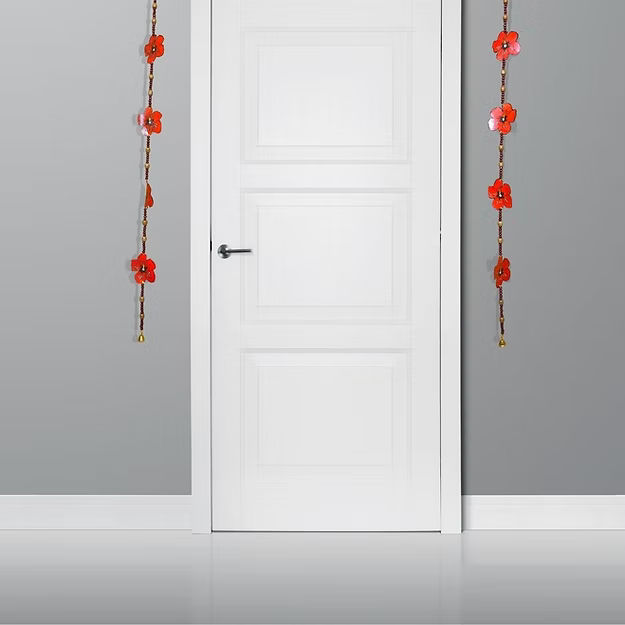 Modern bird - Synthetic leather pair wall hanging