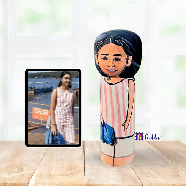 Personalised kid / sister / brother doll -medium
