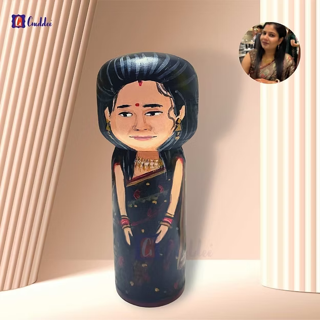 Personalised Young female single doll - big