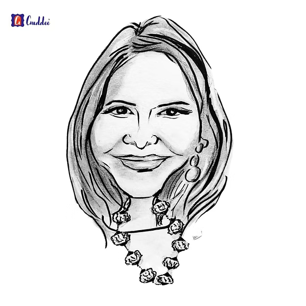 Personalized Caricature Black and white - A4 Size