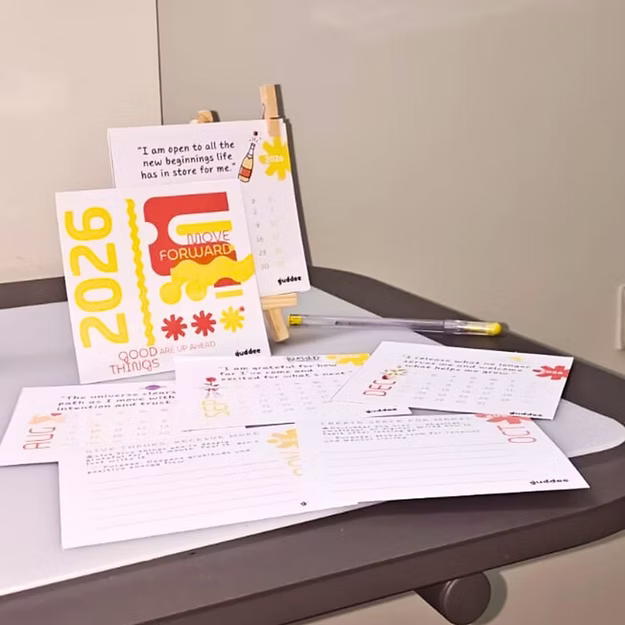 Mindful Manifestation 2026 Desk Calendar – Personalised Editions Available